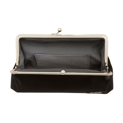 がま口キット クラッチバッグ ブラック