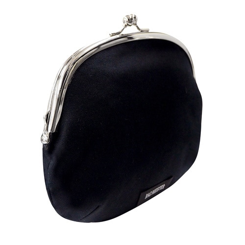 がま口キット ダーツ付きポーチ ブラック