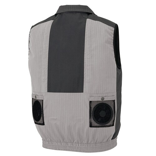 空調服 ベスト シルバーグレー S