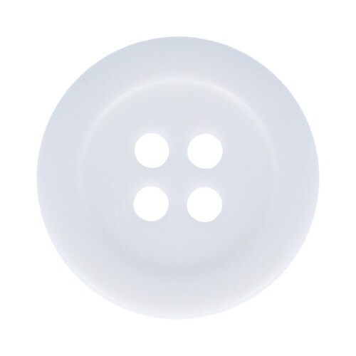 ベーシックボタン 18mm 白