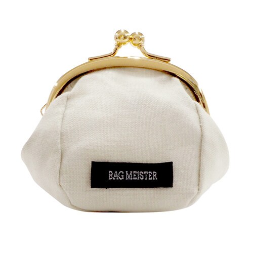 がま口キット ふっくらポーチ ホワイト