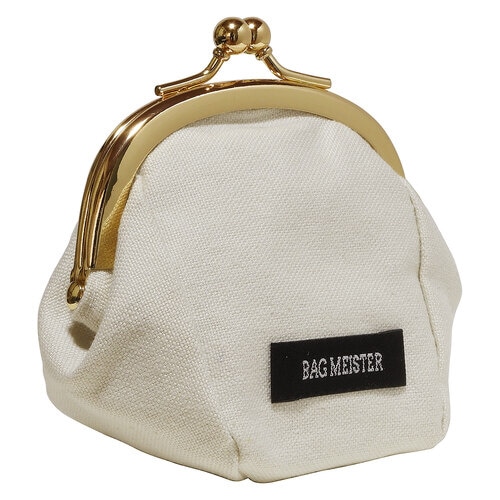 がま口キット ふっくらポーチ ホワイト