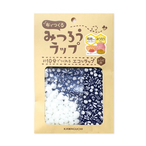 布でつくる みつろうラップ布地みつろうセット