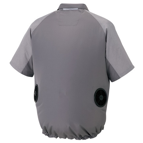 空調服 半袖ジャケット モクグレー 5L
