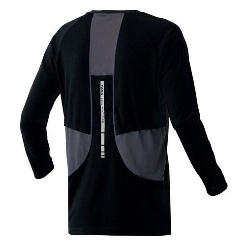 長袖Tシャツ ブラック 4L