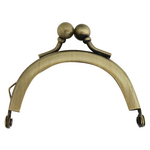 差し込み口金・丸型 6センチ 片カン AG