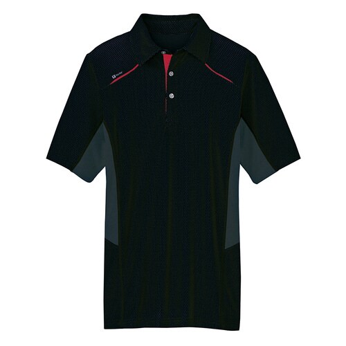 半袖ポロシャツ ブラック S