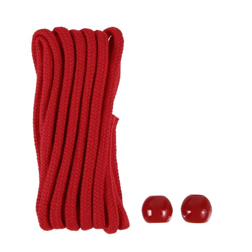 ひも&ループエンドセット 赤