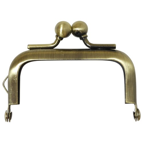 差し込み口金・角型 6センチ 片カン AG