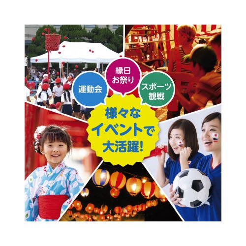 ポリ平柄うちわ 白貼り 5枚セット