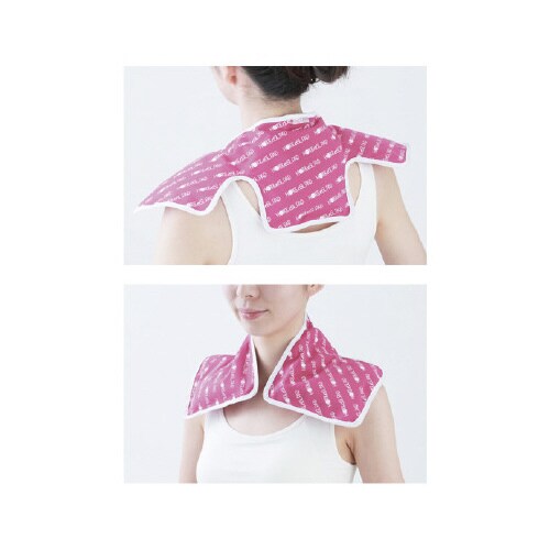 ホット&クールパッド 首・肩用 ピンク