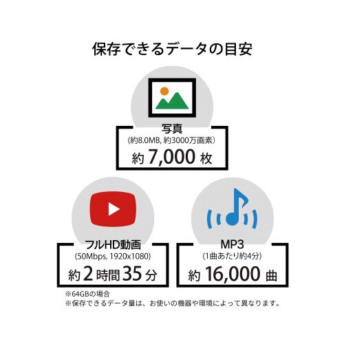 SDXC 64GB Class10 V10
