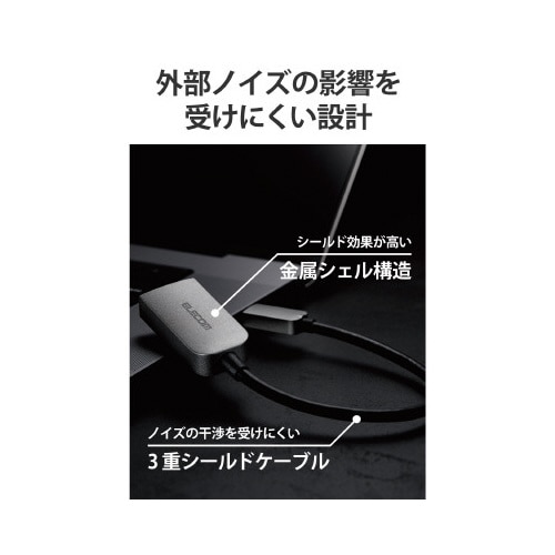 タイプC変換ケーブル タイプC−HDMI シルバー
