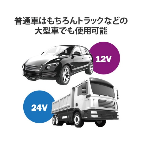 シガーソケット 27W USB×1 タイプ C×1