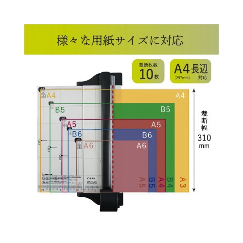 ディスクカッター・スリム A4サイズ 裁断10枚