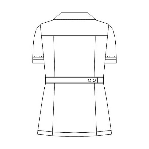 レディスジャケット半袖 サックス LL