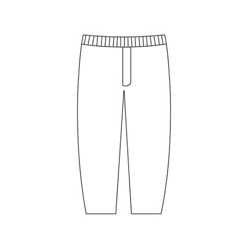 紳士ロングパンツ(2枚組) ホワイト L