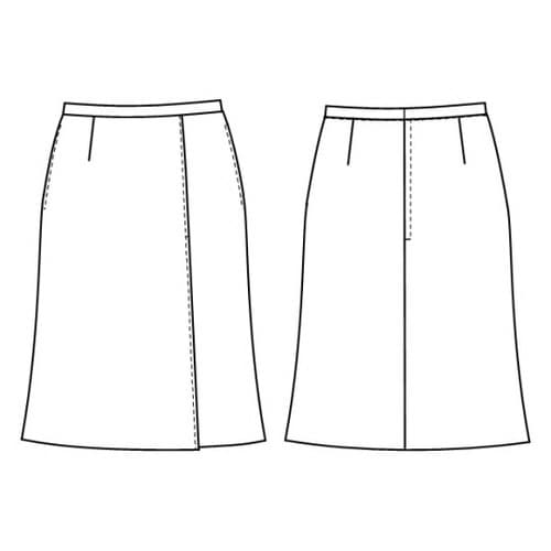 スカート グレー M