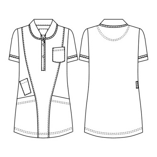 ニットシャツ アイボリー L