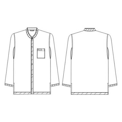 ニット上衣 パープル M