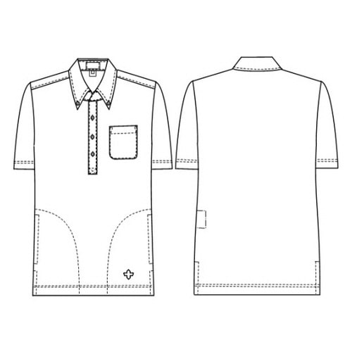 オーバーシャツ レッド BL