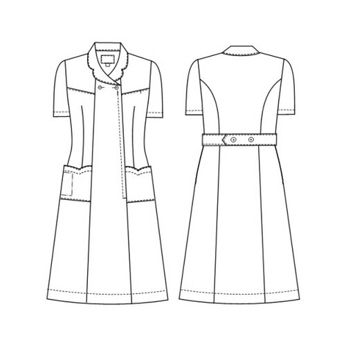 ワンピース ブルー EL