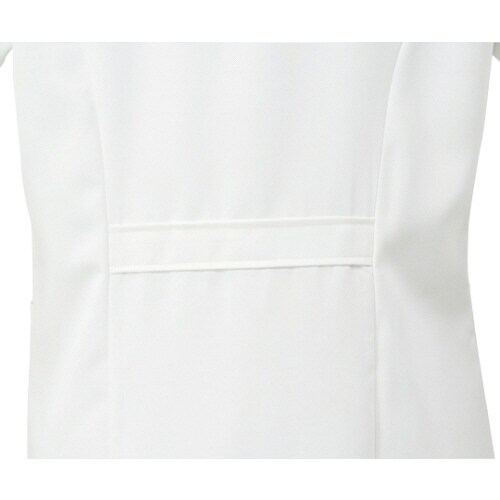 診察衣 レディス 長袖S 白