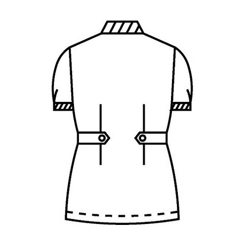 ジャケット半袖 サックス 4L