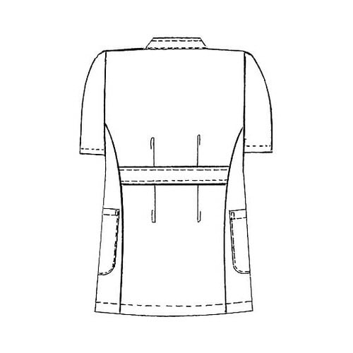 レディス医務衣半袖 白 3L