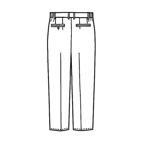 メンズツータックパンツ 黒 M