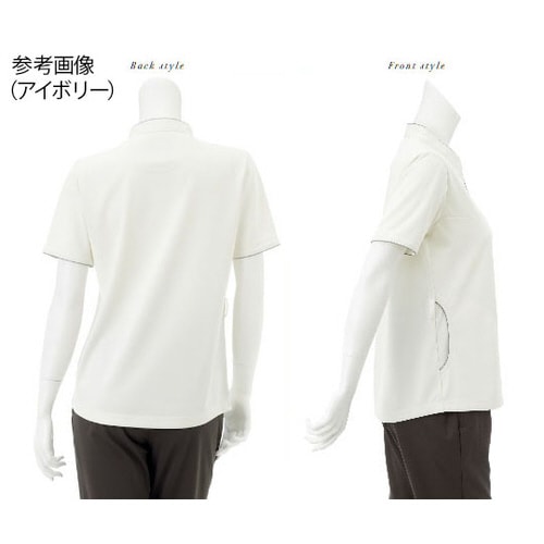 ニットシャツ ブルー M