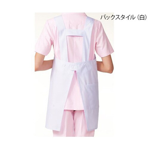 エプロン(ショート丈) ピンク 4L