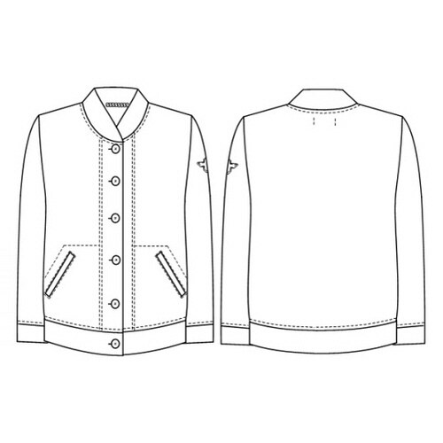 ブルゾン レッド L CWH