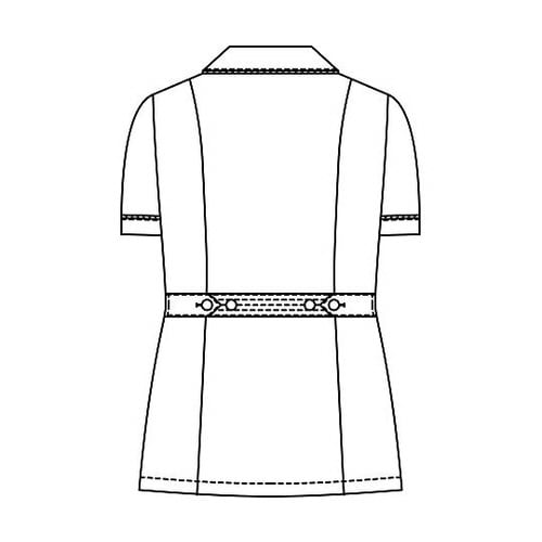 レディスジャケット半袖 ネイビー L