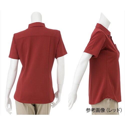 ニットシャツ サックス M