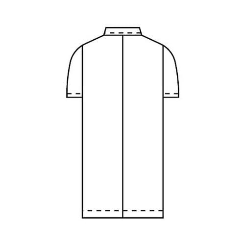 レディス診察衣S型 半袖 白 3L