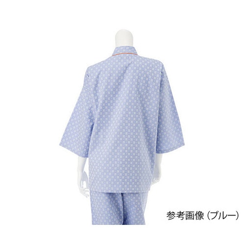 男女兼用患者衣パジャマ型 ブルー M