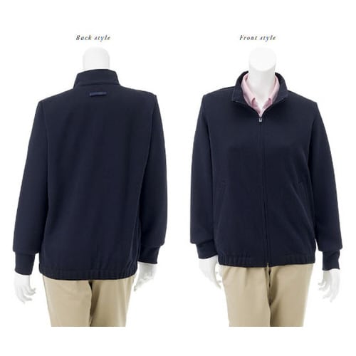 ジップアップブルゾン Dネイビー LL