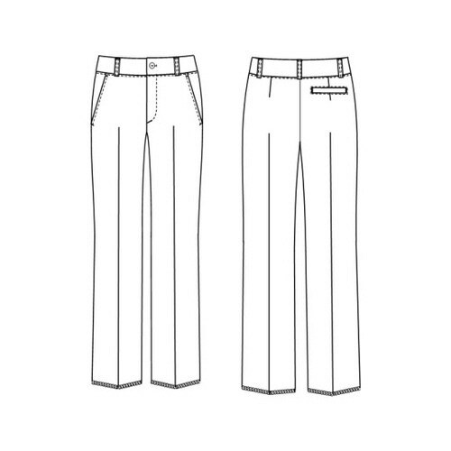 女子パンツ ネイビー EL