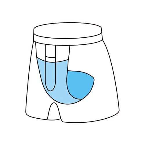 紳士ニットトランクス 杢グレー M