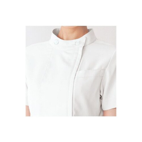 レディスジャケット半袖 白 17号