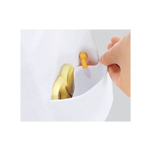 ナースジャケット 半袖 白 サイズ/L