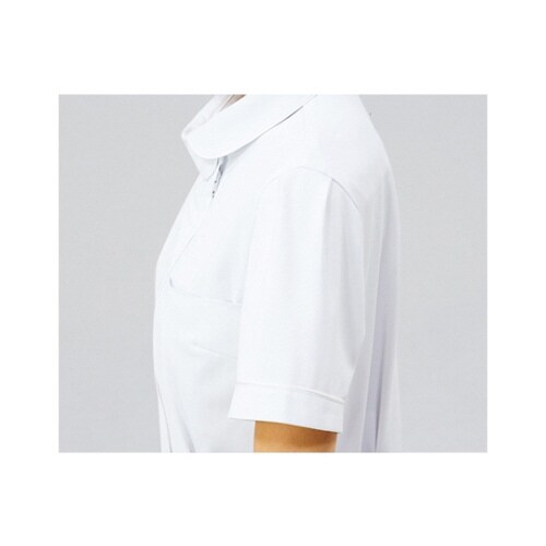 ナースジャケット 半袖 白 サイズ/L