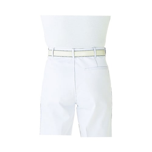 メンズスラックスツータック 白 W88