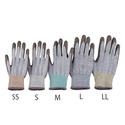 アズツール耐切創手袋(レベル3・コート有) 白 S