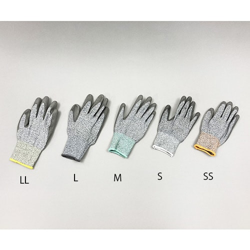 アズツール耐切創手袋(レベル3・コート有) 白 S