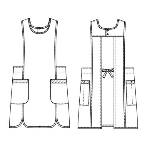 ケアガウン ピンク L