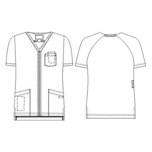 男女兼用上衣 ロイヤルブルー LL