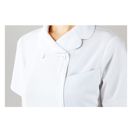 ナースジャケット 半袖 白