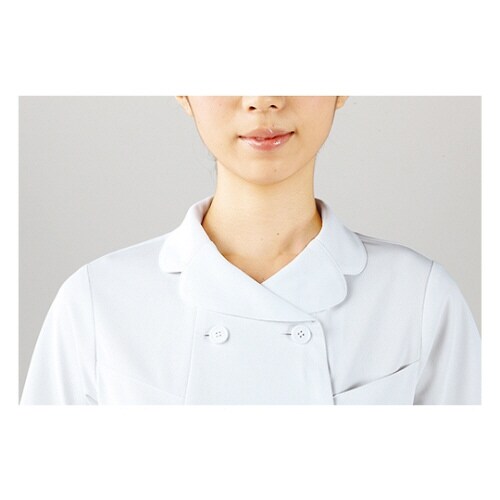 ナースジャケット 半袖 白